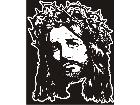  Jesus Sad Crown Thorns Decal