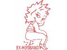  Lady Pisser Cartoon Ex Husband Decal