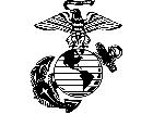  Marines Globe Anchor Decal