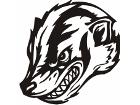  Mascots Badger 0 2 3 X C C Decal