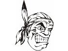  Mascots Brave Indian 0 4 9 X C C Decal
