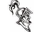  Mascots Trojan 0 6 1 X C C Decal