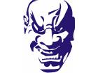  Mask China Evil Decal