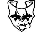  Mask Sharp Eyes Decal