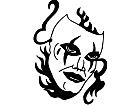 Mask Tattoo Decal