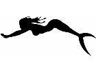  Mermaid Silhouette Decal