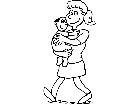  Mom And Baby 0 5 2 V A 1 Decal
