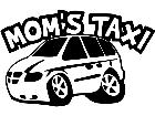  Moms Taxi Decal