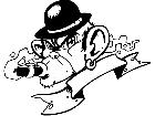  Monkey Smoker Decal