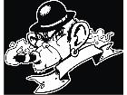  Monkey Smoker Decal