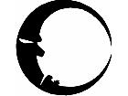  Moon Man Go Tee Decal
