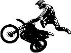  Motorcycle Dirtbike Rider Decal