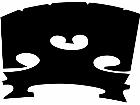  Music Fiddle Bridge 1 7 2 V A 1 Decal