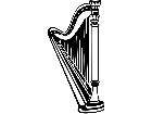  Music Harp 1 7 1 V A 1 Decal