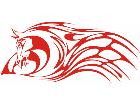  Mustang Horse Tribal 0 6 A F 1 Decal
