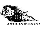  Mustang Muscle Speed Beauty Decal