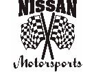  Nissan Motorsports Checker Decal