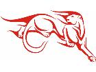  Panther Cougar Flame 0 1 A F 1 Decal