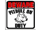  Pitbull Duty S G 1 Decal