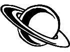  Planet Saturn Decal