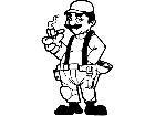  Plumbing Pipe Decal
