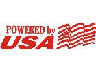  Powered By U S A Decal