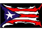  Puerto Rico Tribal Jagged Flag C L 1 Decal