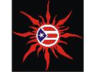  Puerto Rico Tribal Sun Flag C L 1 Decal