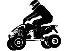  Quad Motorcycle B M X 0 7 Decal