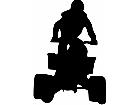  Quad Motorcycle B M X 2 3 Decal
