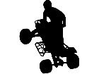  Quad Motorcycle B M X 2 6 Decal