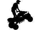  Quad Motorcycle B M X 3 4 Decal