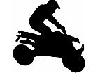  Quad Motorcycle B M X 3 6 Decal