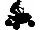  Quad Motorcycle B M X 3 7 Decal