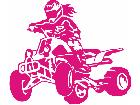  Quad Ride Female Decal