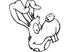  Rabbit Bunny Head M B 1 Decal