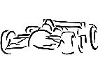  Race Car Lines Decal