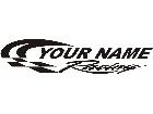  Racing Custom Text 2 Decal
