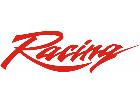  Racing Word Decal
