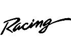  Racing Word Script 2 Decal