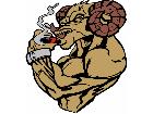  Ram Dodge Muscle Man Smoker G D 1 Decal