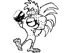  Rooster Boxer Decal