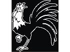  Rooster Proud Decal