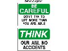  Safety Careful S G 1 Decal