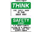  Safety First Think S G 1 Decal