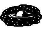  Saturn Planet 1 7 9 V A 1 Decal