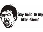  Scarface Scream Hello Decal