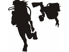  Scuba Silhouettes Decal