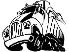  Semi 1 8 Wheeler 0 4 8 V A 1 Decal