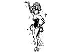  Sexy Coctail Dancer Decal